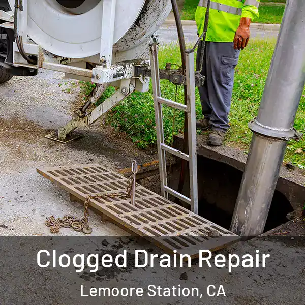  Clogged Drain Repair Lemoore Station, CA