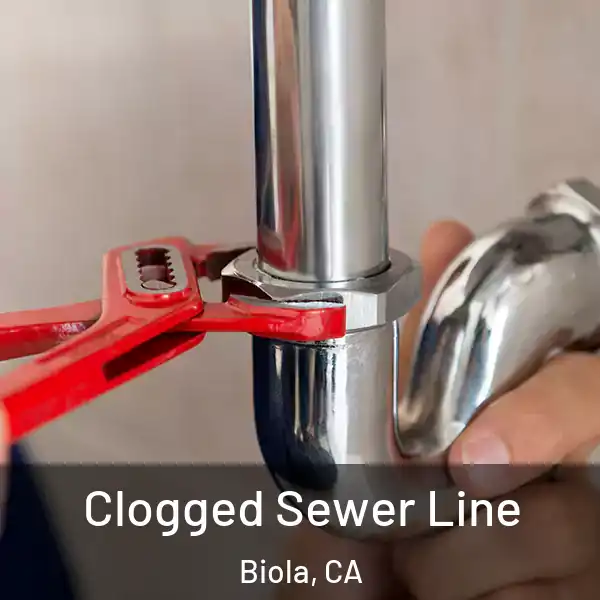  Clogged Sewer Line Biola, CA