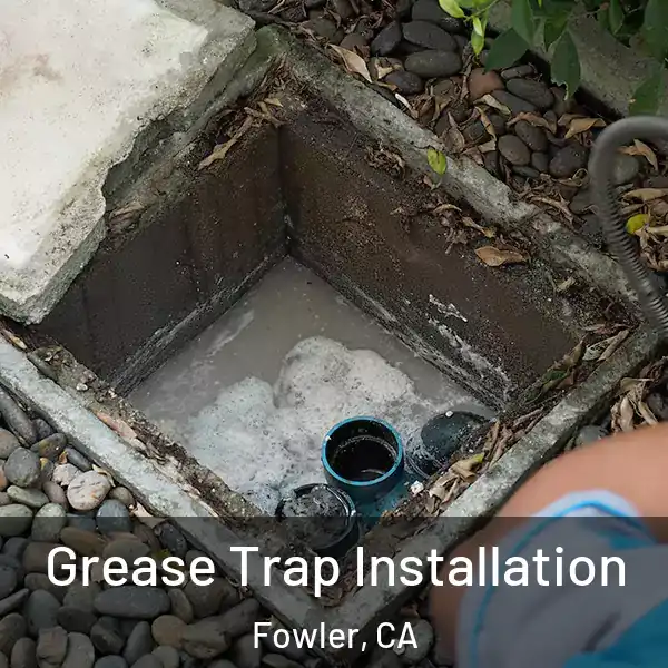  Grease Trap Installation Fowler, CA