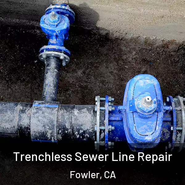  Trenchless Sewer Line Repair Fowler, CA